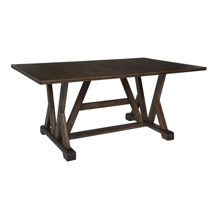 Sloane Walnut A Frame Trestle Dining Table