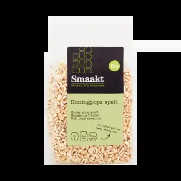 Smaakt Organic spelt honey pops