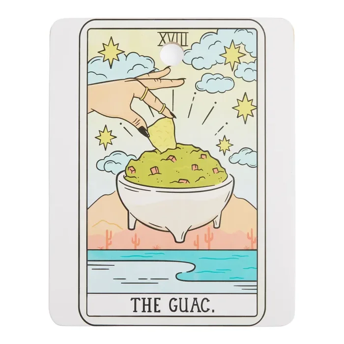 Small Bamboo Guacamole Tarot Card Cutting Board