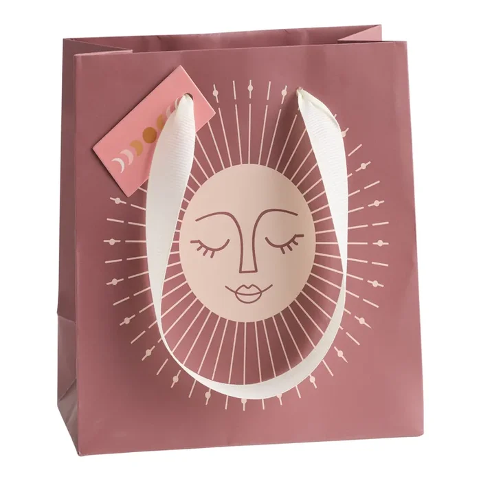 Small Dusty Rose Summer Sol Sun Gift Bag
