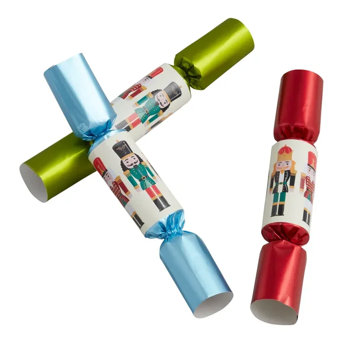 Small Multicolor Nutcracker Crackers 8 Count