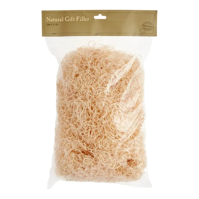 Small Natural Excelsior Basket Filler Set Of 2