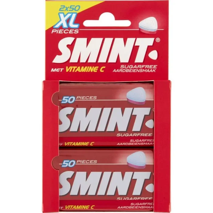 Smint Aardbeiensmaak sugar free XL 2-pack