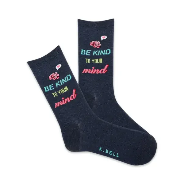 SOCKS BE KIND TO YOUR MIND CREW