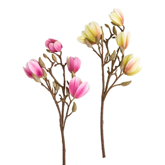 Soft Touch Faux Magnolia Stem