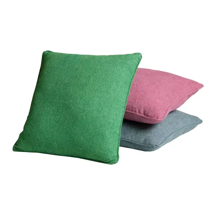 Solid Chenille Piped Throw Pillow