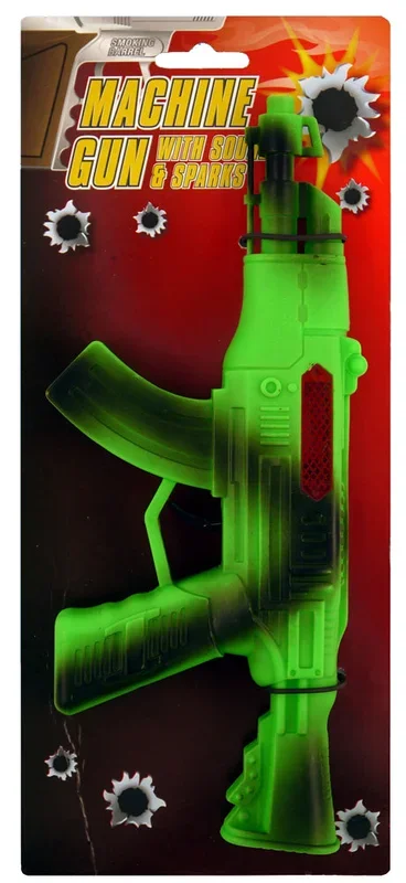 Sparking Machine Gun with Sound Toy 24cm