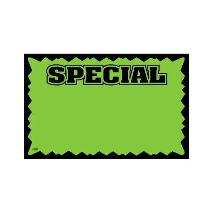Special Hi-Impact Sign Cards, 1 Up, Rainbow Pack 3.5″ x 5.5″