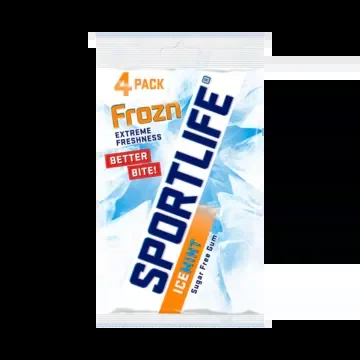 Sportlife Frozen icemint sugar free chewing gum 4-pack