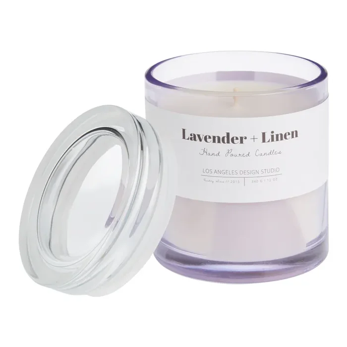 Spring Spa Lavender and Linen Scented Candle