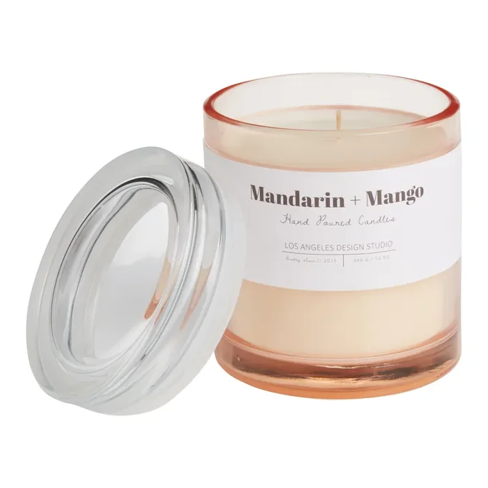 Spring Spa Mandarin and Mango Scented Candle