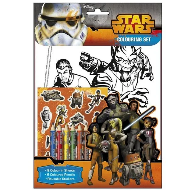 Star Wars Rebels Colouring Set