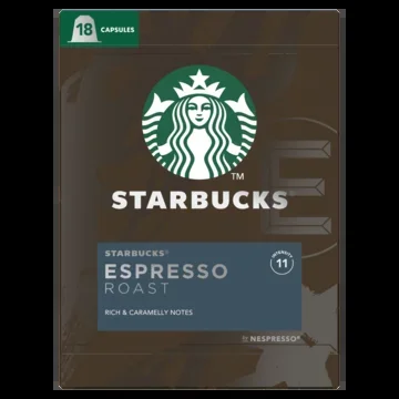 Starbucks Nespresso espresso dark roast coffee caps large