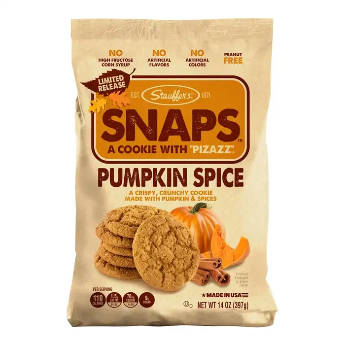 Stauffer‘s Snaps Pumpkin Spice Cookies Set of 2