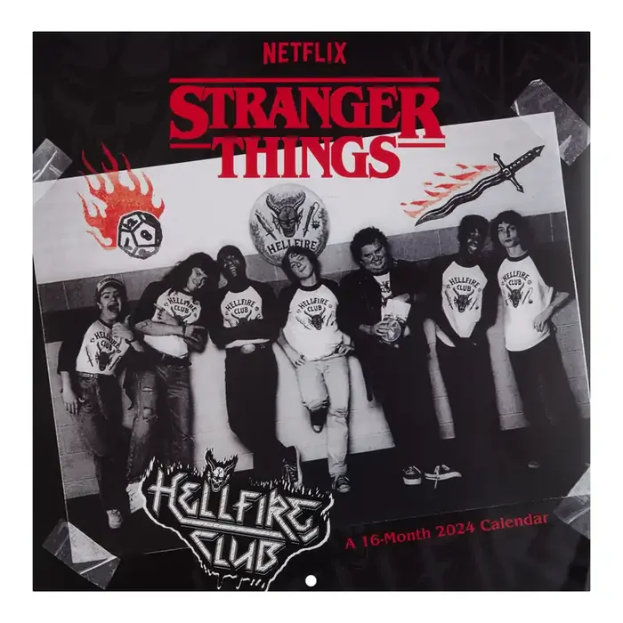 Stranger Things 2024 16 Month Wall Calendar