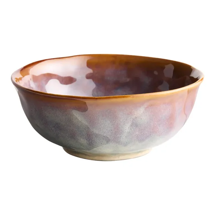 Stratford Amber Organic Reactive Glaze Bowl