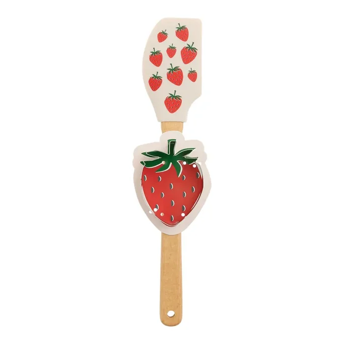 Strawberries and Cream Spatula and Cookie Cutter Set