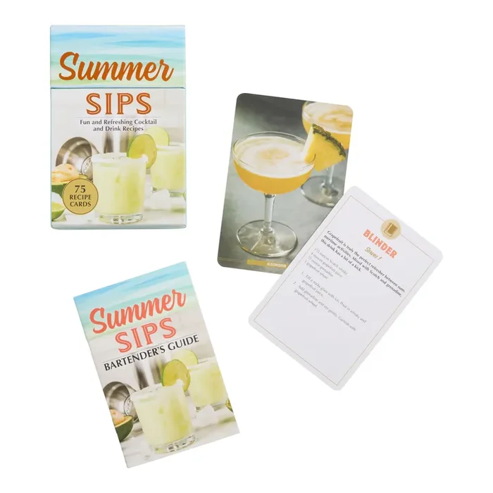 Summer Sips Cocktail Recipe Deck