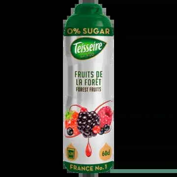 Teisseire Sugar free forest fruit fruit syrup