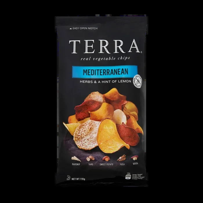 Terra Mediterranean herbs and a hint of lemon