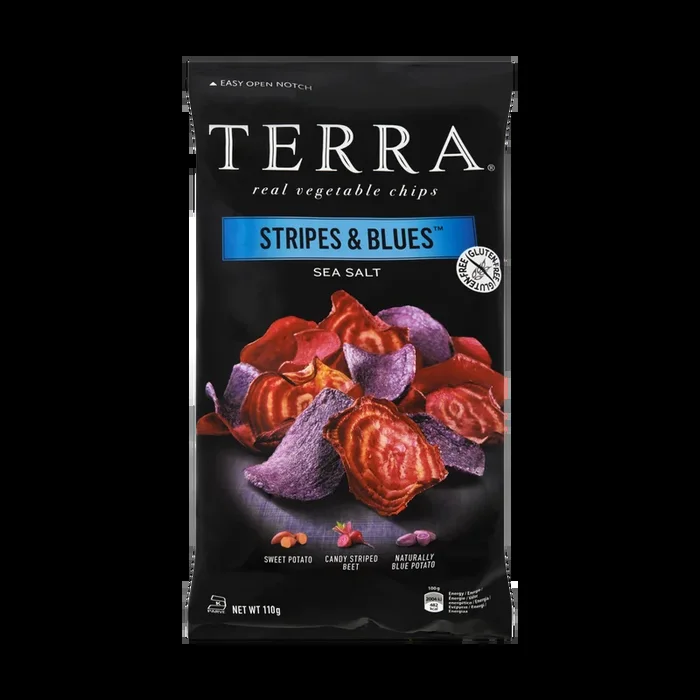 Terra Stripes and blues sea salt