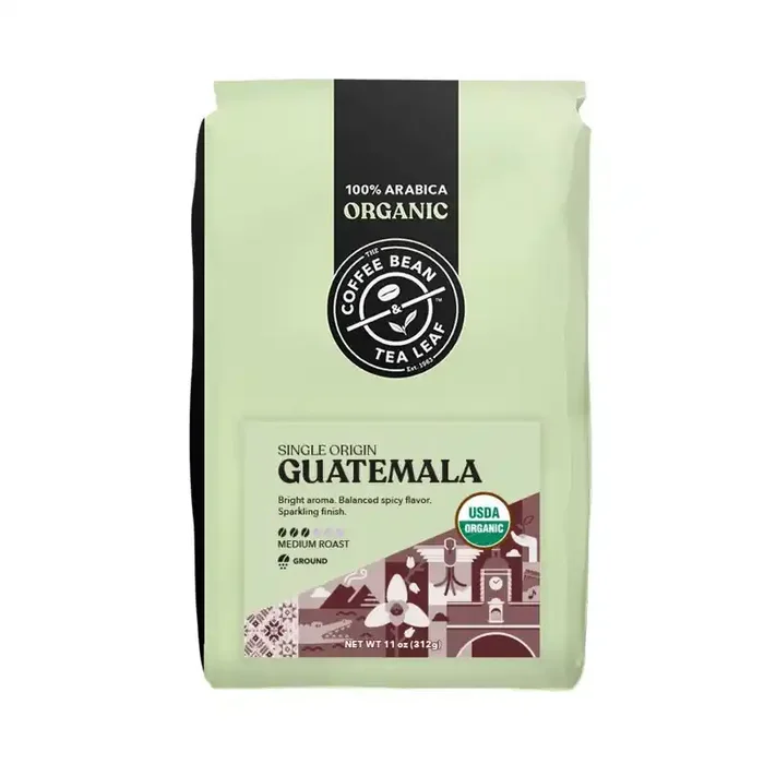 The Coffee Bean & Tea Leaf Guatemala Organic Medium Roast Ground Coffee – 11oz
