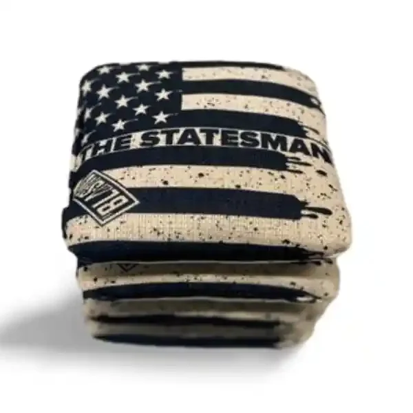 The Statesmen Pro Cornhole Bags (6/9). Flat fill, smaller profile.