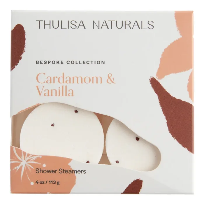 Thulisa Cardamom & Vanilla Shower Steamers 4 Count