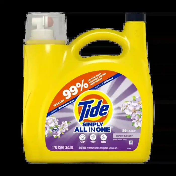 Tide SimplyClean & Fresh Liq Detergent, Berry Blossom (89lds) 117 oz