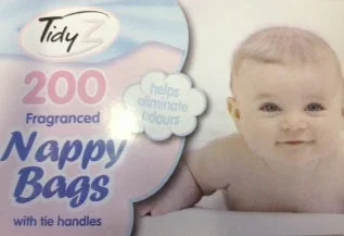 TidyZ Scented Nappy Bags 200 Box Pack