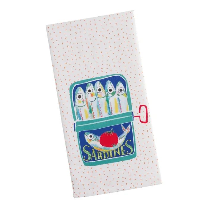Tinned Sardine Kitchen Towel