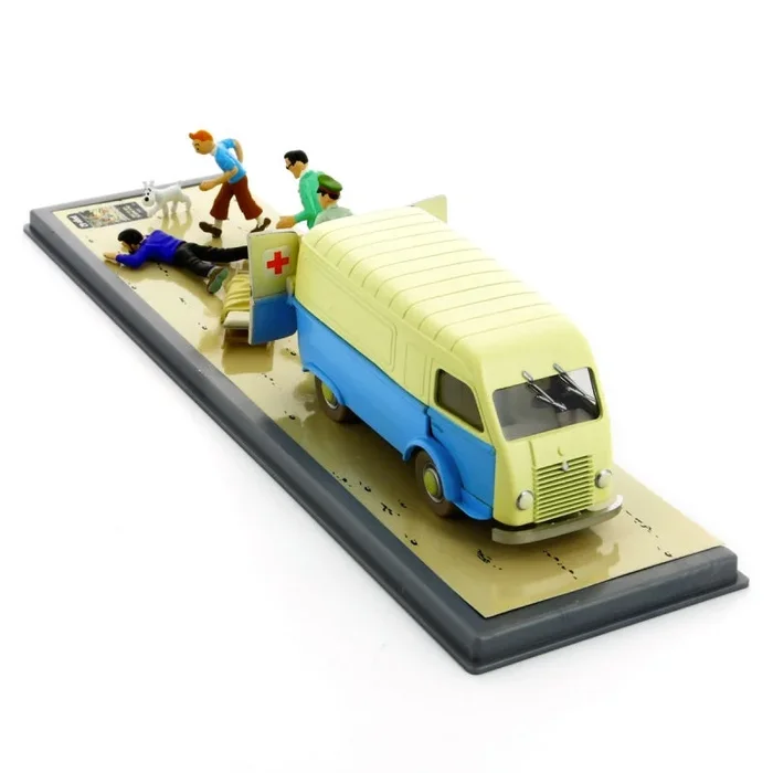 Tintin Die Cast Base Ambulance Scene