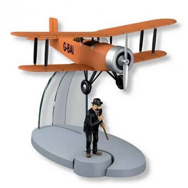 Tintin G-BAI Biplane From The Black Island