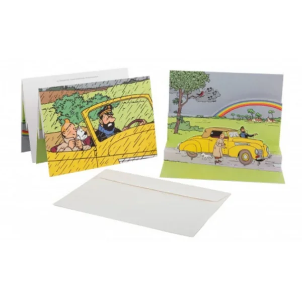 Tintin The Seven Crystal Balls Pop-up Card