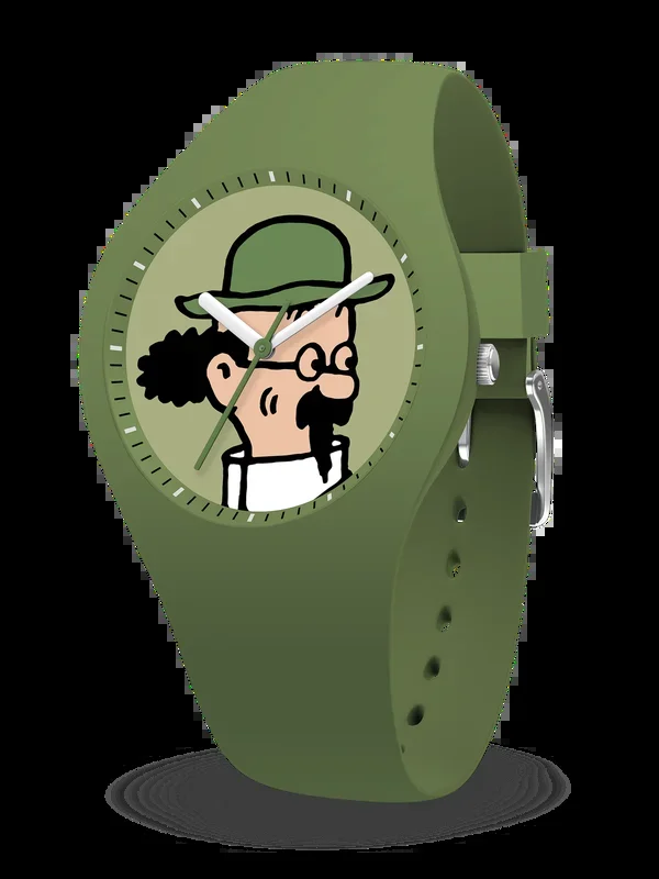 Tintin Watch – Professor Calculus in Green