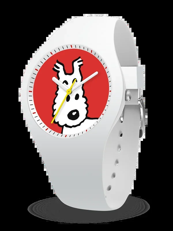 Tintin Watch – Snowy in White and Red