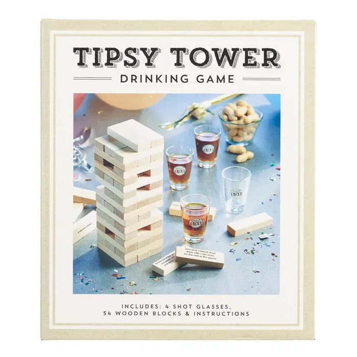 Tipsy Tower Drinking Game
