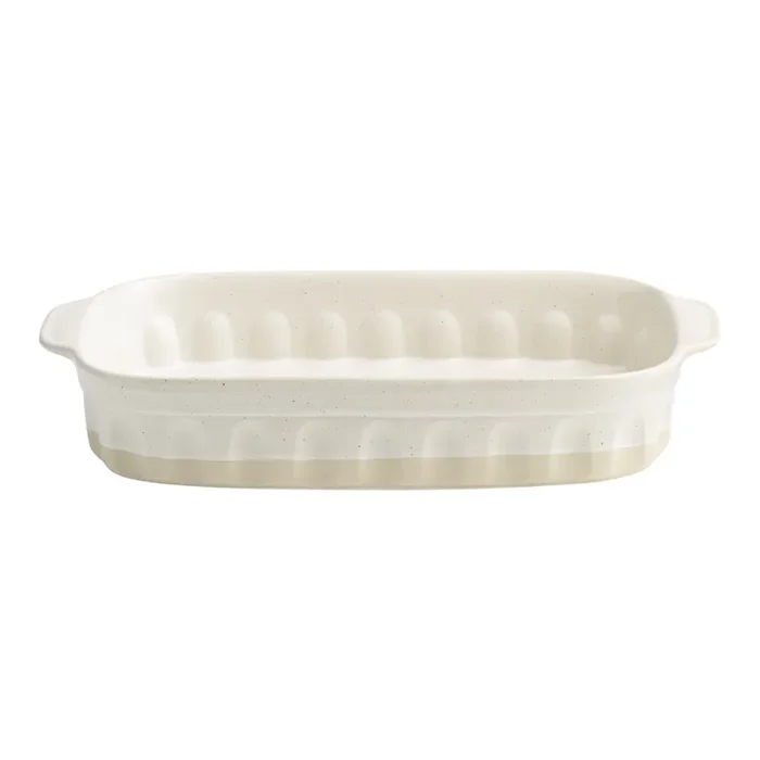 Tipton Ivory Speckled Ceramic Baking Dish