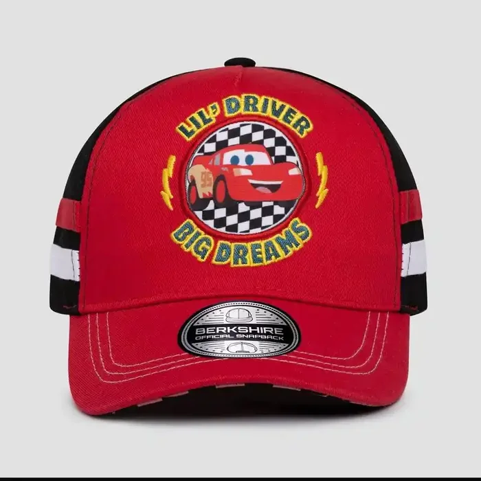 Toddler Boys‘ Disney Cars Cotton Baseball Hat – Red One Size Fits Most