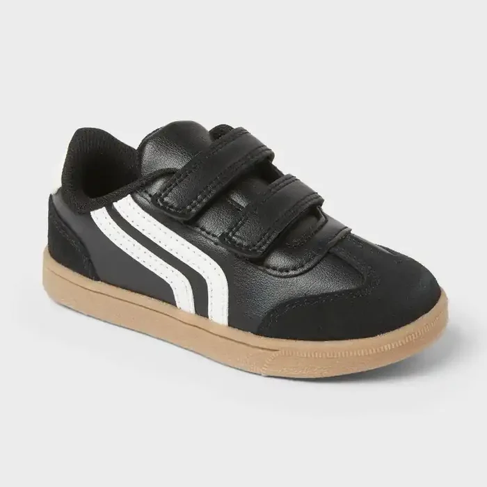 Toddler Dakota Retro Court Sneakers – Cat & Jack™ Black 5T