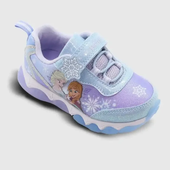 Toddler Disney Frozen Athletic Sneakers – Purple/Blue 7T