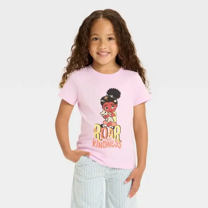 Toddler Girls‘ Soccer Graphic T-Shirt – Cat & Jack™ Light Purple 3T