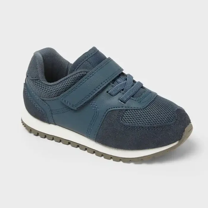 Toddler Samson Retro Sneakers – Cat & Jack™ Navy Blue 10T