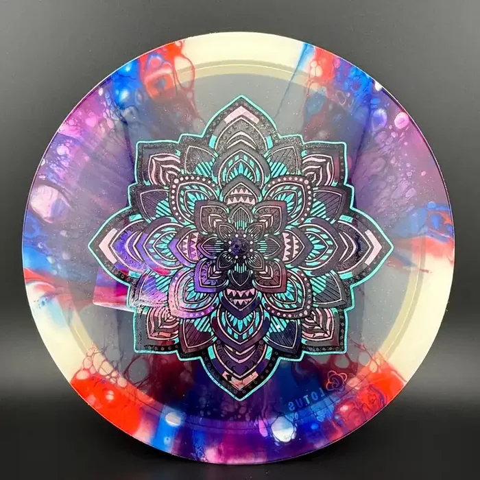 Tone Lotus (First Run) – Lotus Stamp – Doodle Discs Dyed