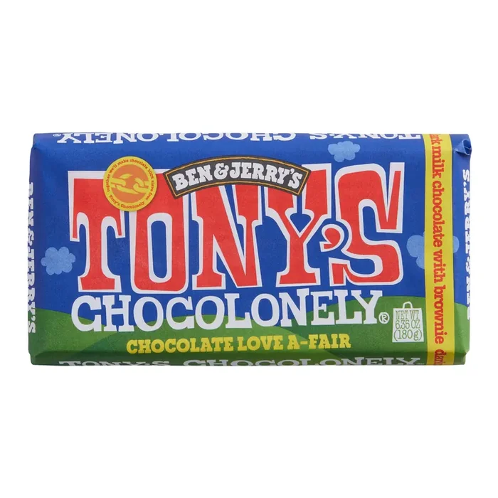 Tony‘s Chocolonely Ben And Jerry‘s Brownie Chocolate Bar