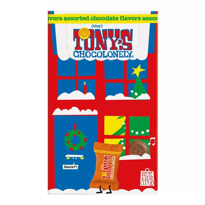 Tony‘s Chocolonely Christmas House Tiny Chocolates Box