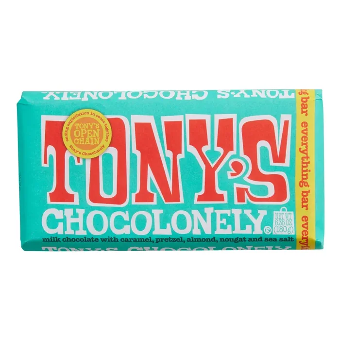 Tony‘s Chocolonely Everything Milk Chocolate Bar