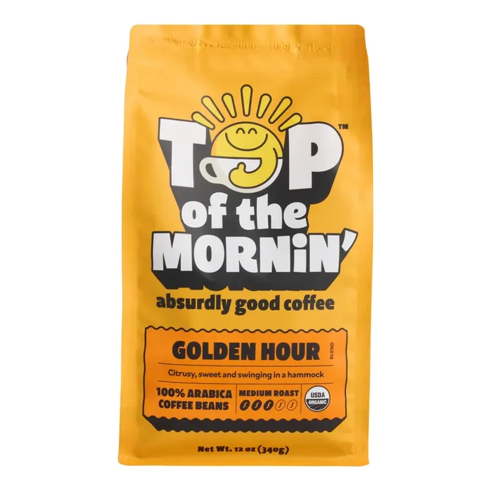 Top of the Mornin‘ Golden Hour Whole Bean Coffee