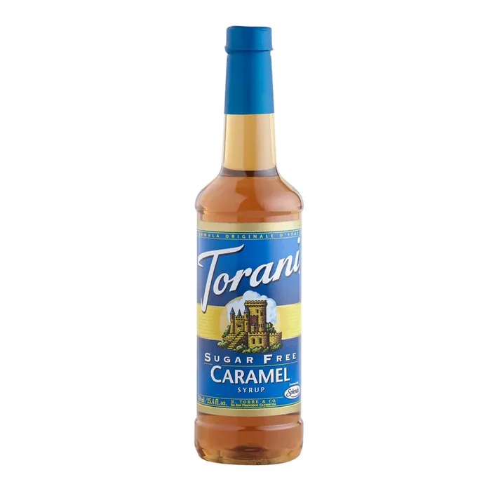 Torani Sugar Free Caramel Syrup Plastic Bottle