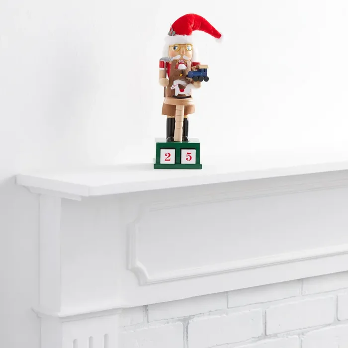 Toymaker Santa Countdown Nutcracker Decor